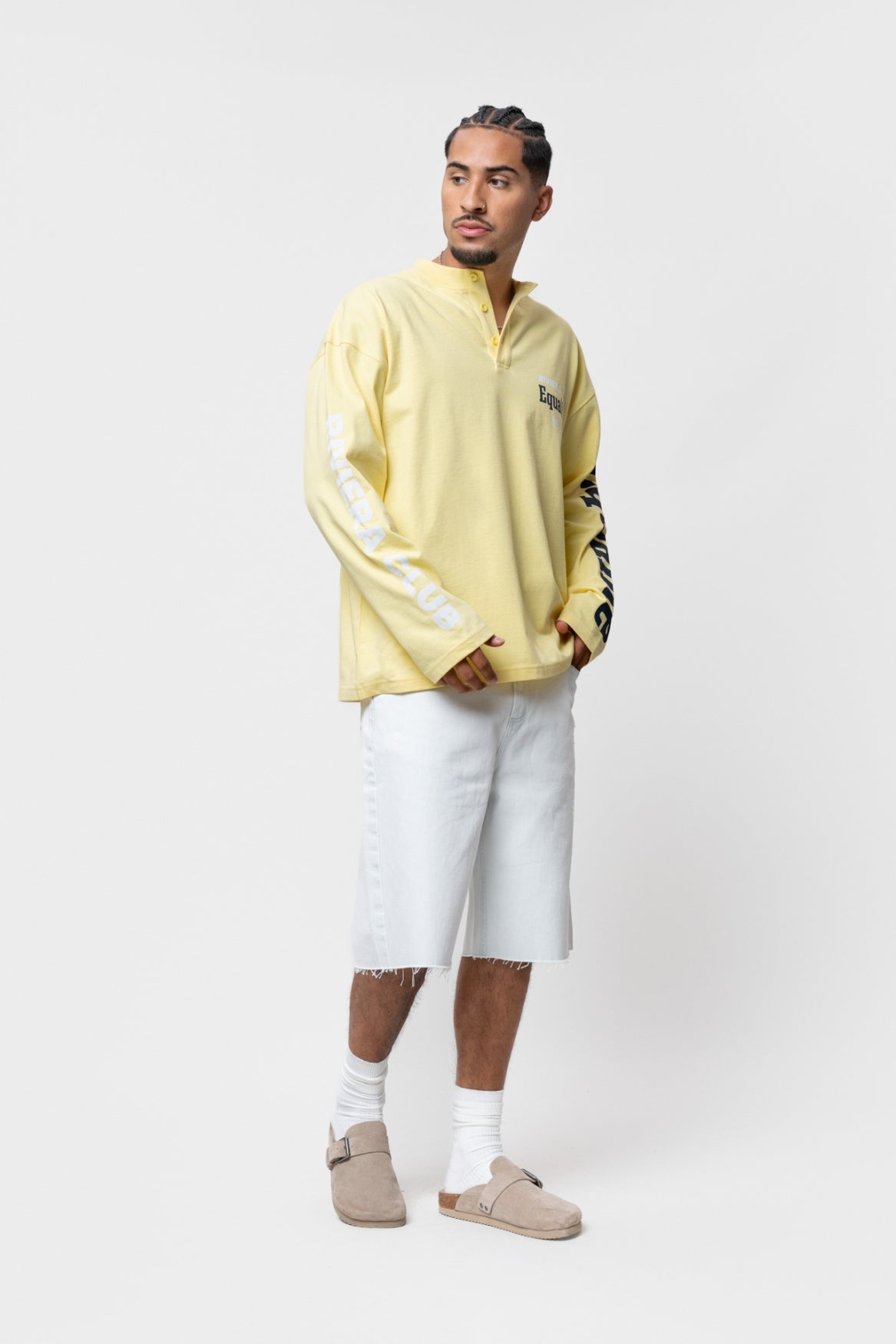 RIVIERA LONGSLEEVE TEE | SOFT YELLOW