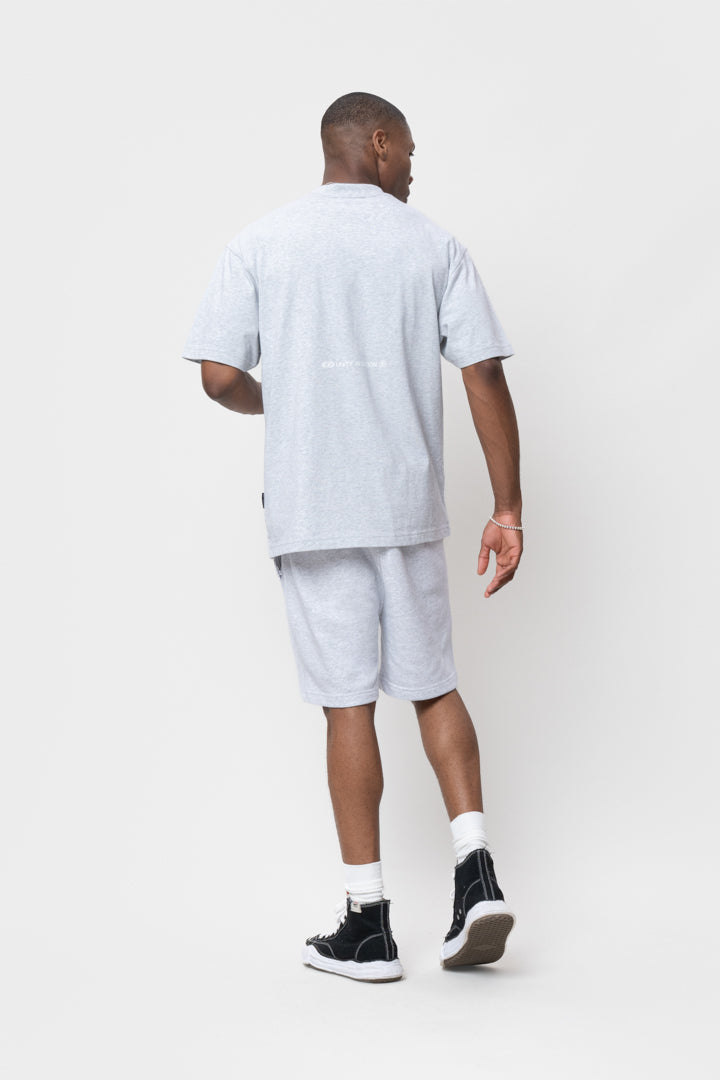 AXEL OVERSIZED TEE | GREY MELANGE