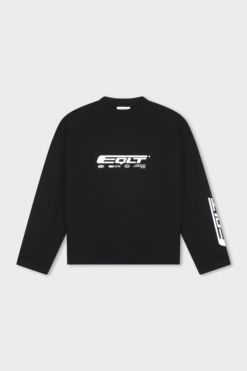 EQLT OVERSIZED LONGSLEEVE TEE | BLACK