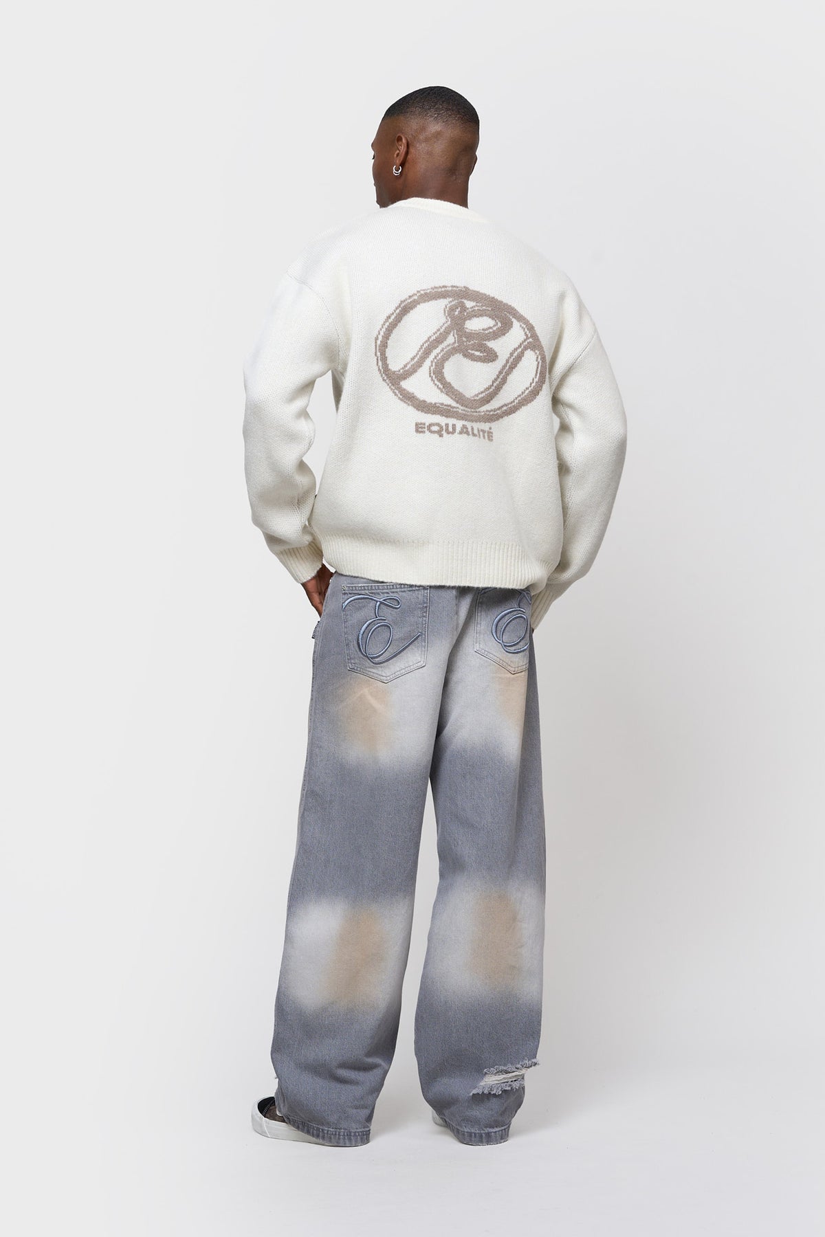 ARID KNIT SWEATER | OFF-WHITE