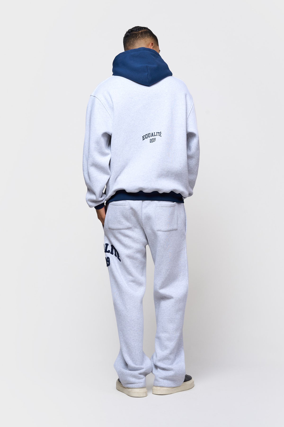 COLLECTIVE JOGGER PANTS | MELANGE GREY & NAVY