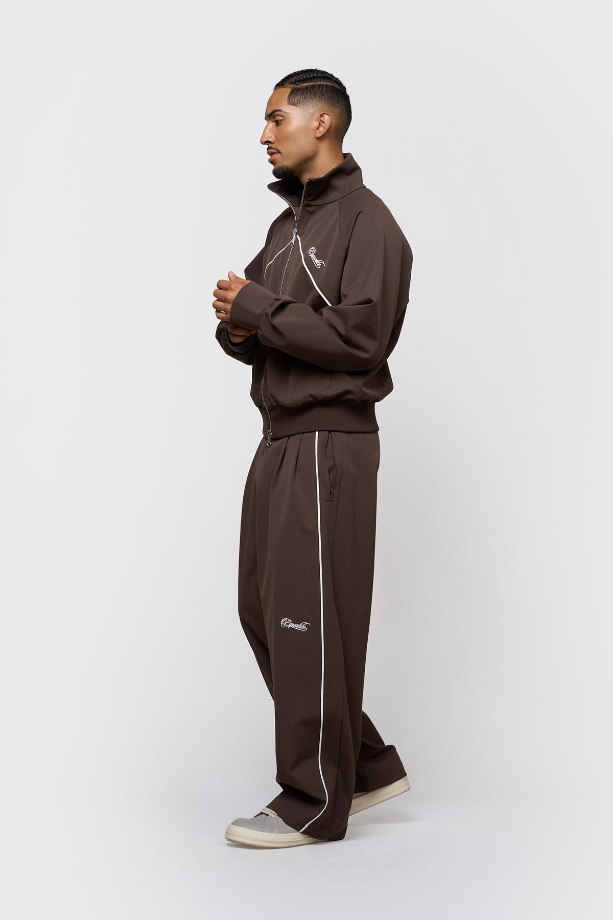 LUCIEN TRACK JACKET | BROWN