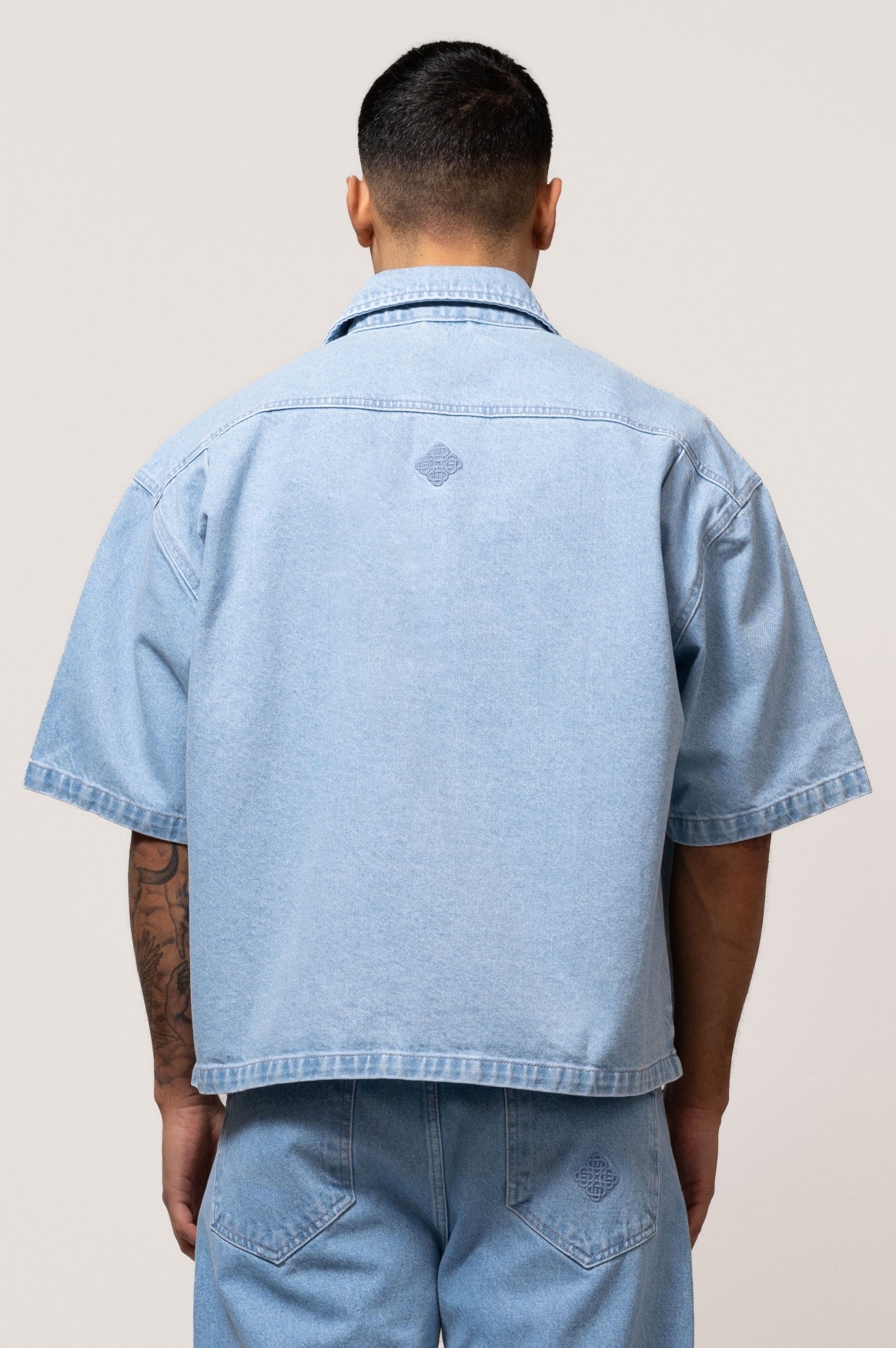 ASTRA DENIM BOXY SHIRT | BLUE