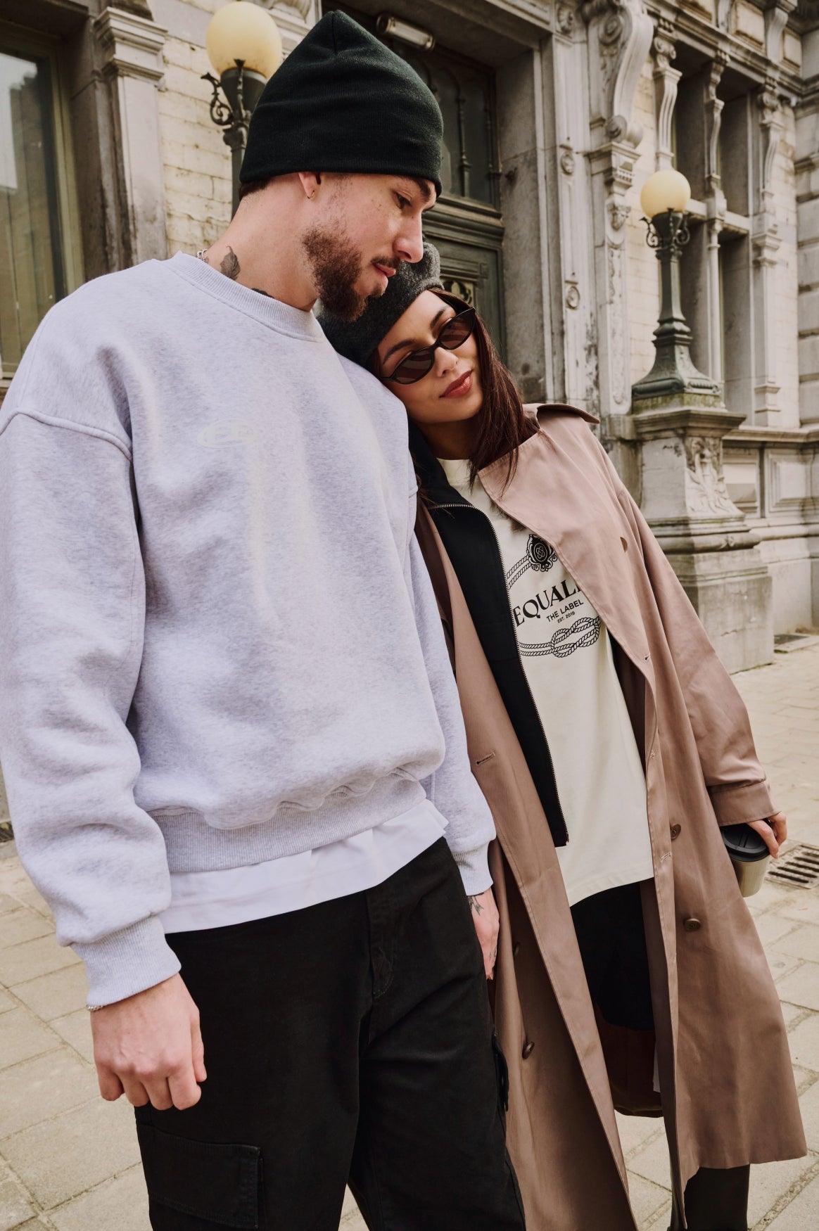 STAY EQUAL OVERSIZED SWEATER | MELANGE GREY