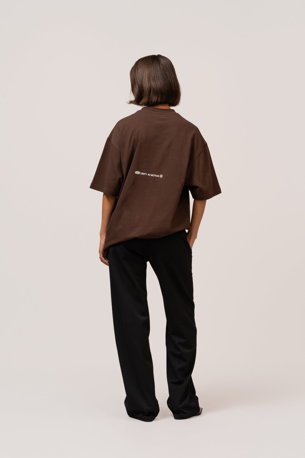 CELESTE BOXY TEE | BROWN