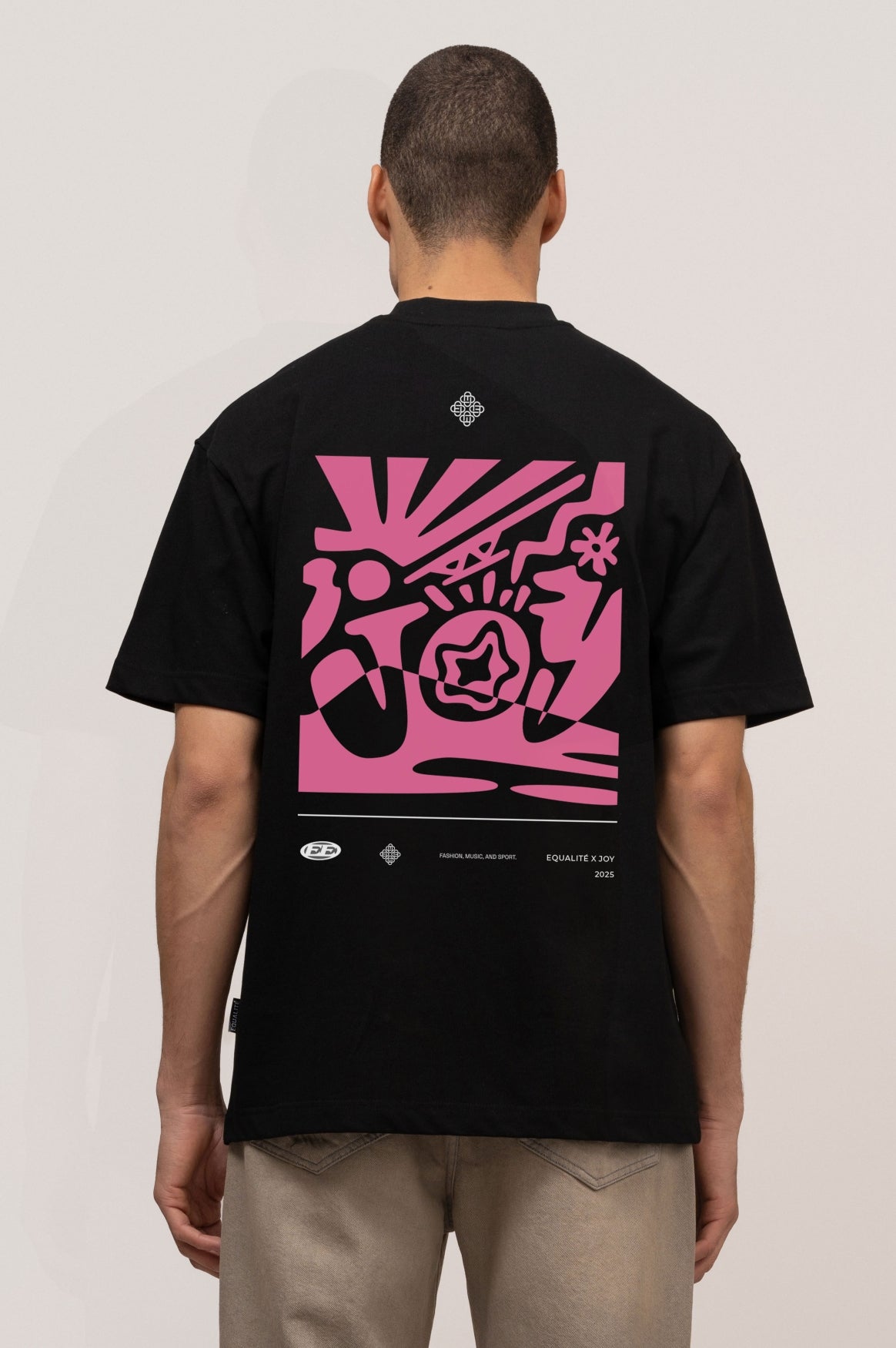 Bassline Oversized Tee | Black