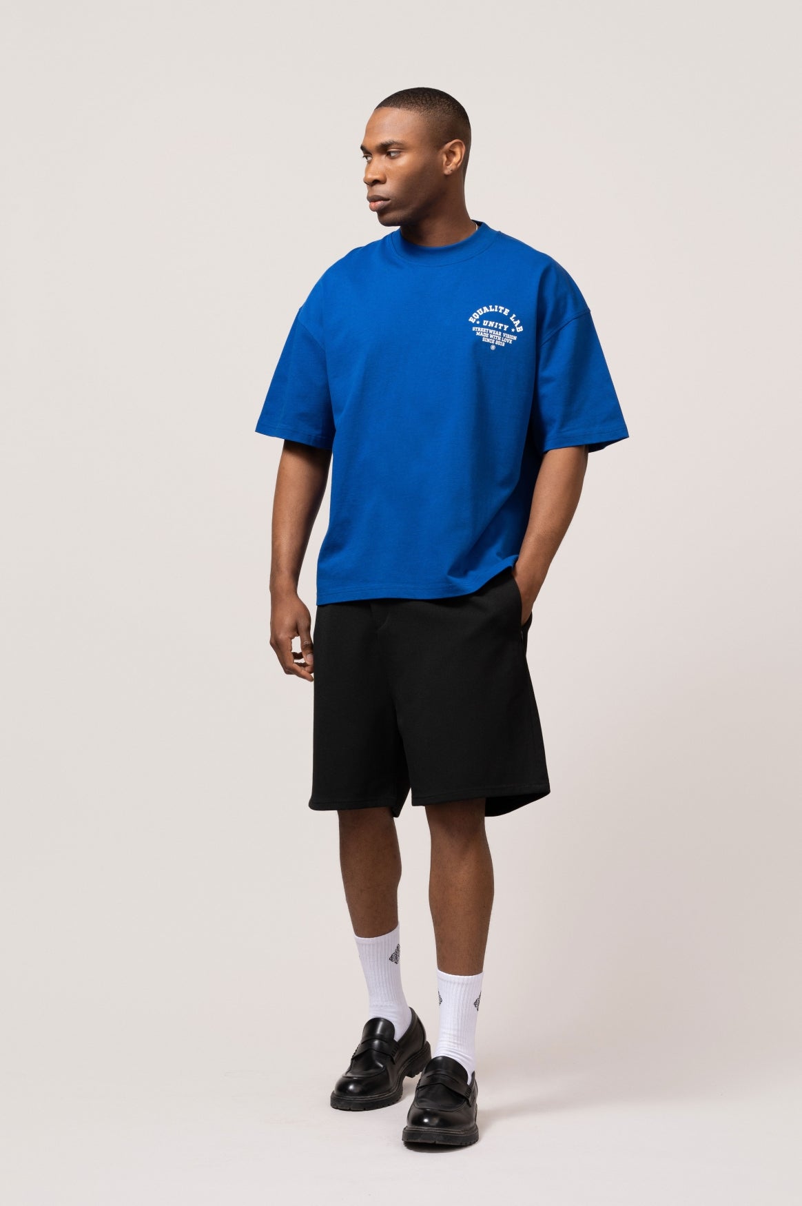 LUCIUS BOXY TEE | BLUE