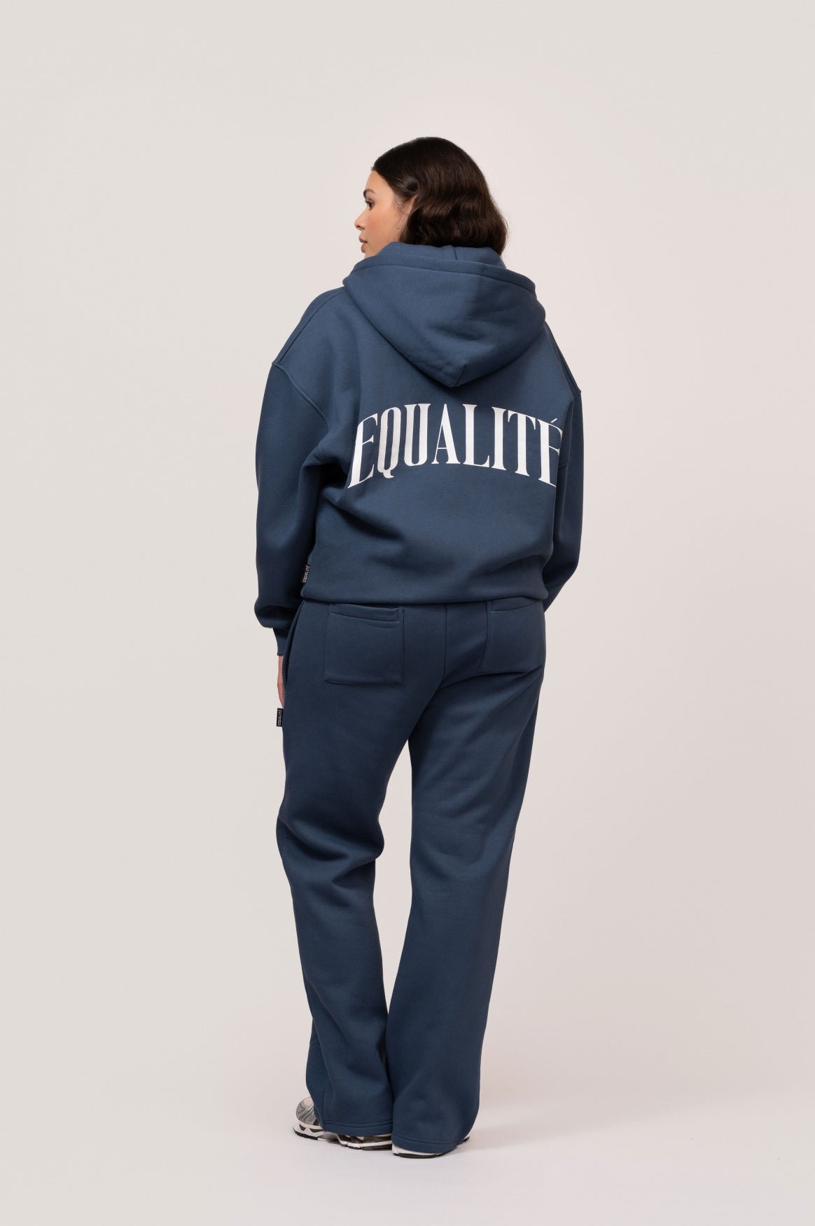 OLIVER OVERSIZED FULL ZIP HOODIE | NAVY