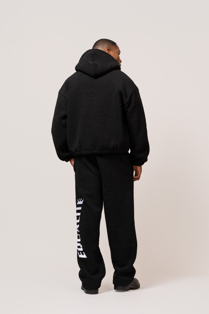 TEDDY FULL ZIP JACKET | BLACK