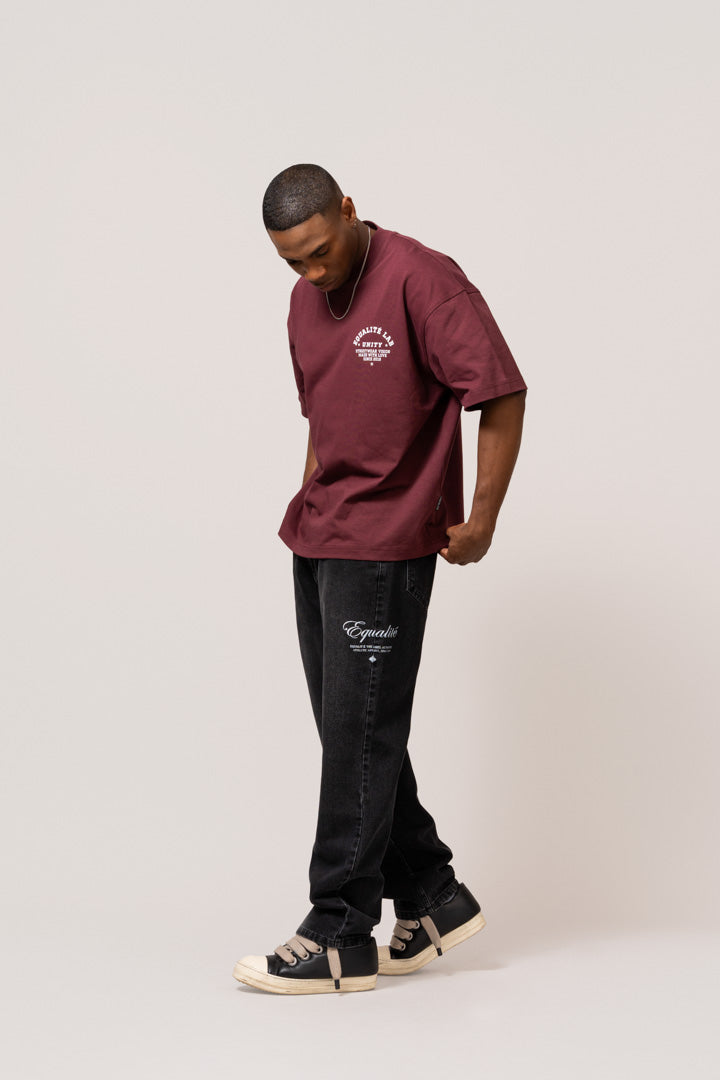 Signature Straight Fit Jeans | Black