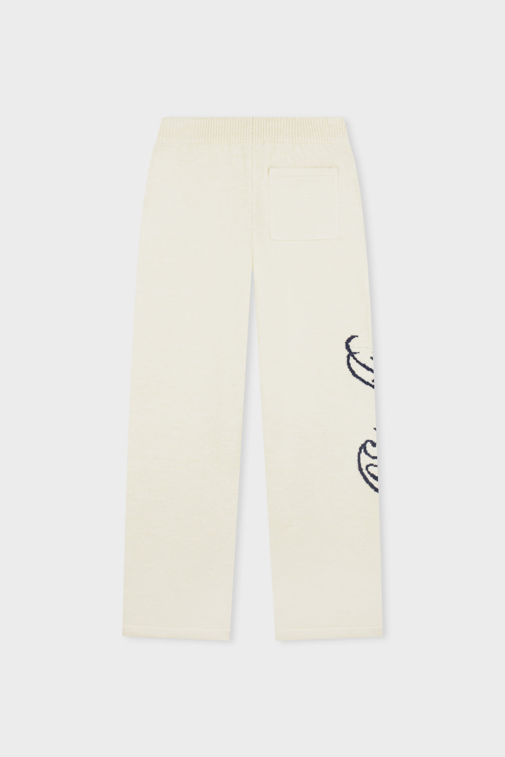 FLUFFY KNIT PANTS | OFF-WHITE