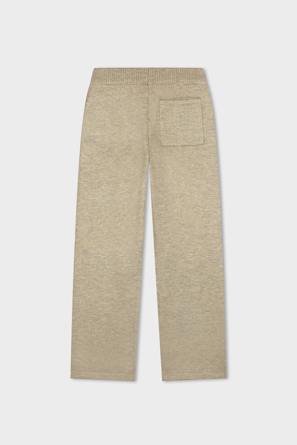 Fluffy Knit Pants | Taupe