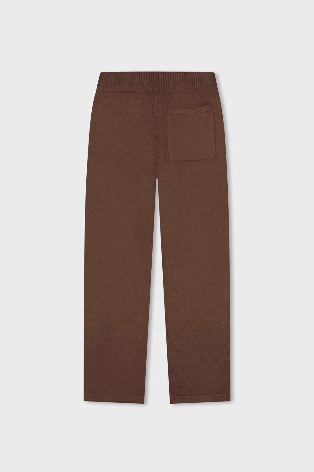 Fluffy Knit Pants | Brown