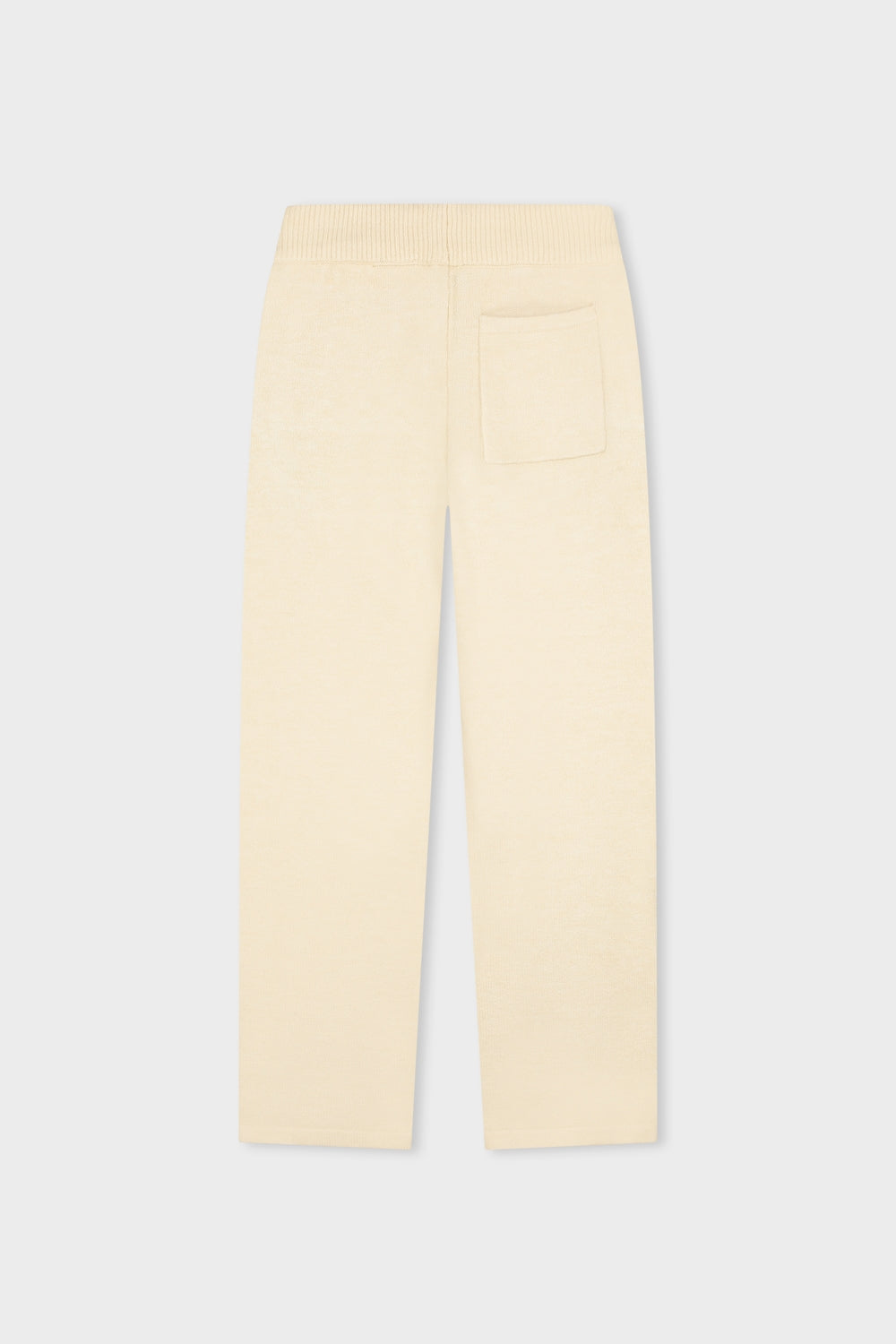 FLUFFY KNIT PANTS | OFF-WHITE