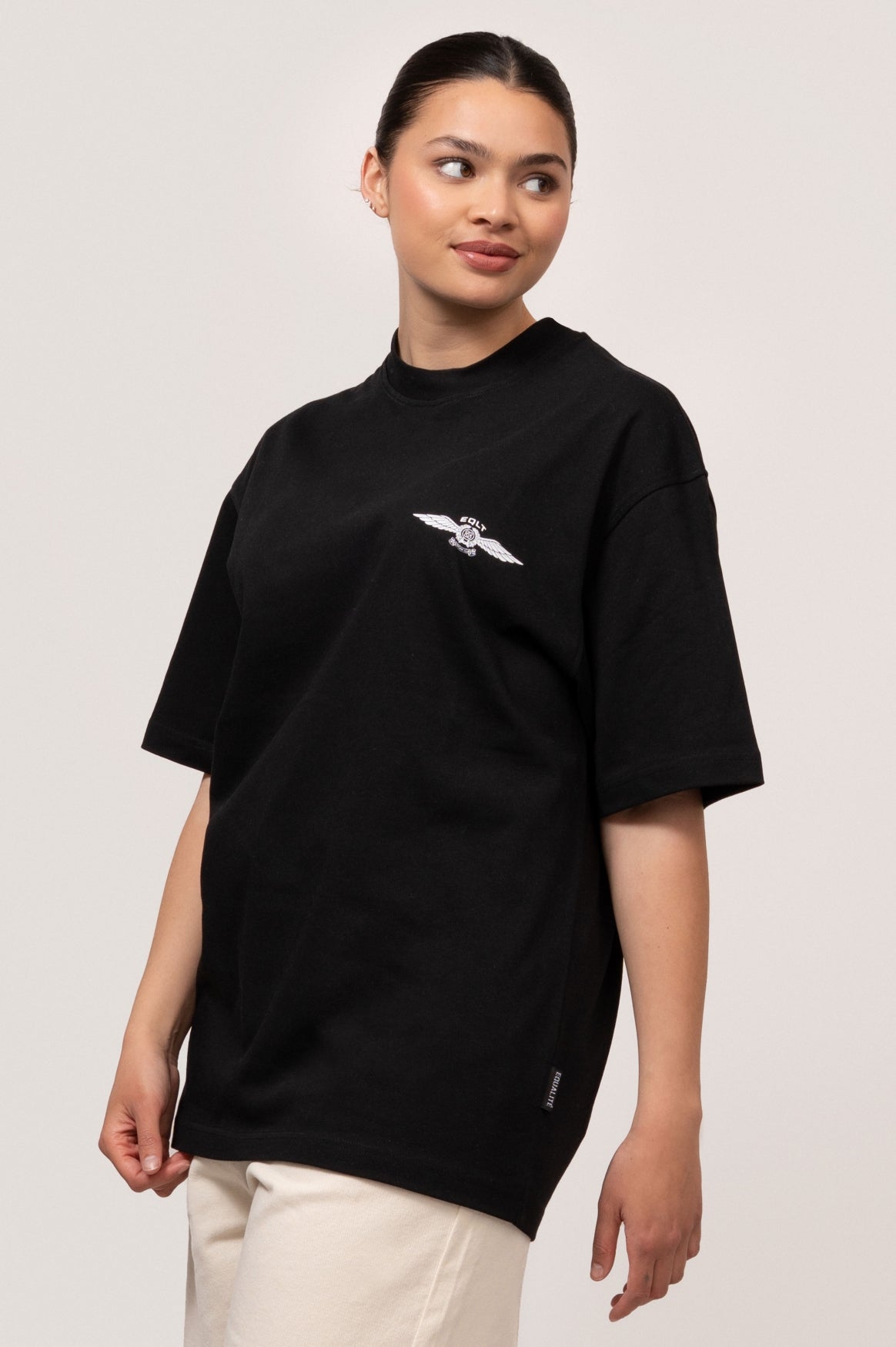 FLY OVERSIZED TEE | BLACK