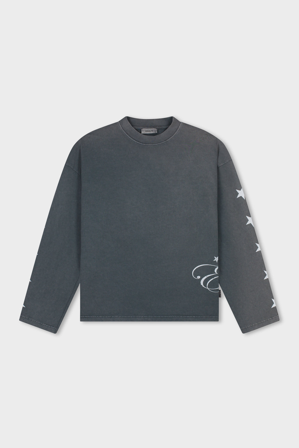 HORSE OVERSIZED LONGSLEEVE TEE | WASHED GREY