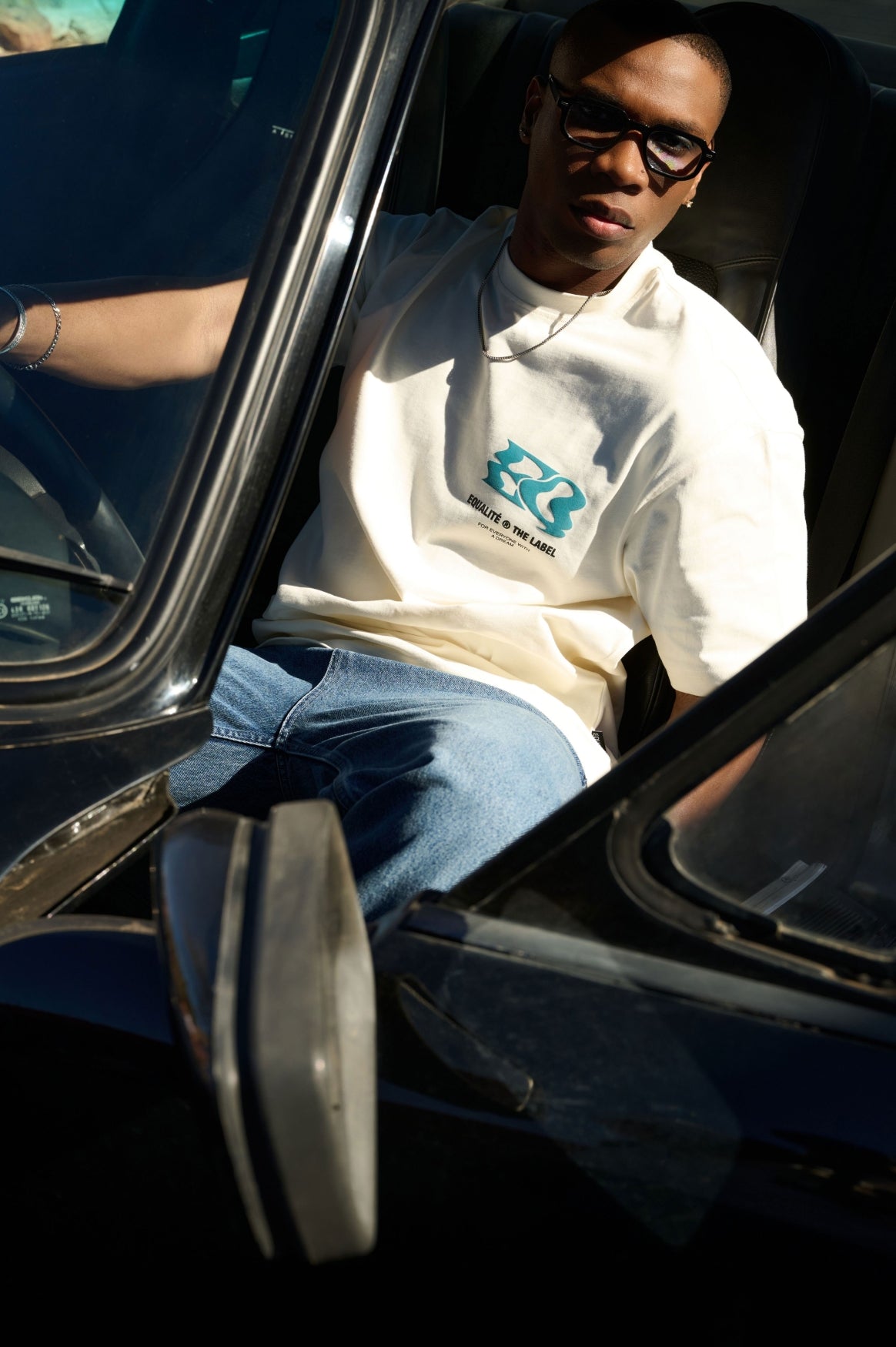 Heat Oversized Tee | Off-white