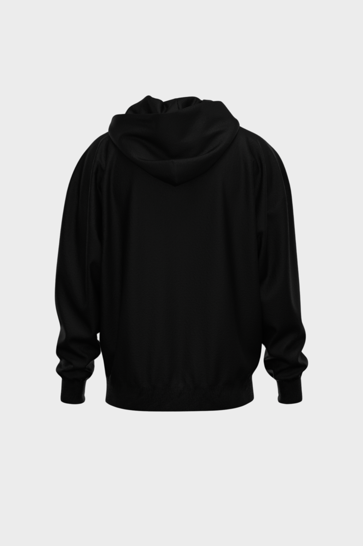 ISA FULL ZIP HOODIE | BLACK