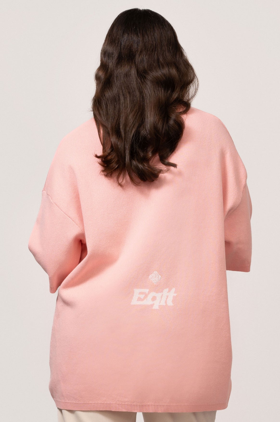 KNIT POLO TEE | PINK