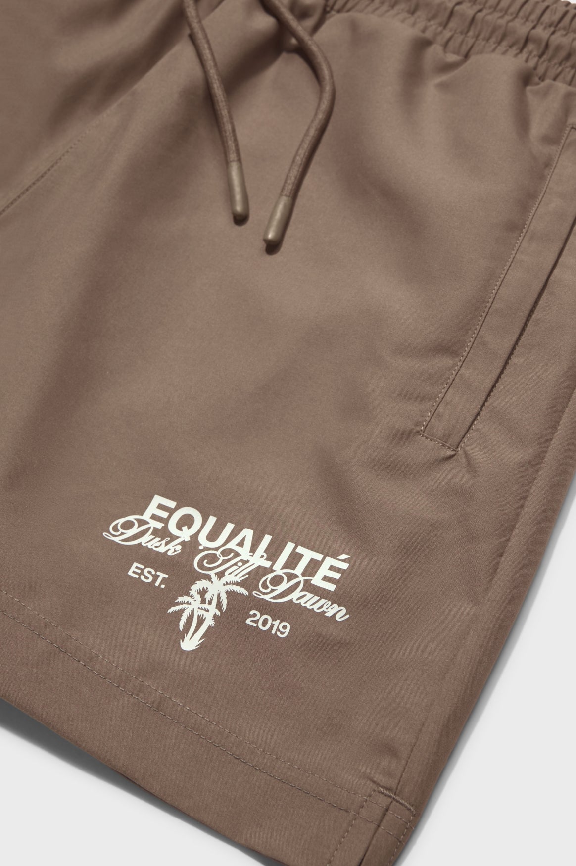 LEVANA SWIM SHORTS | TAUPE
