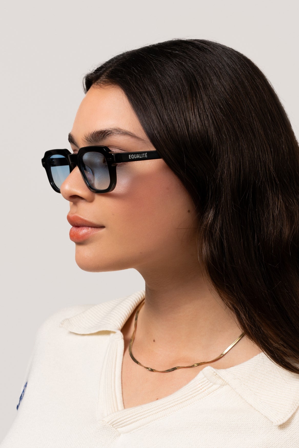Lina Sunglasses | Black & Blue