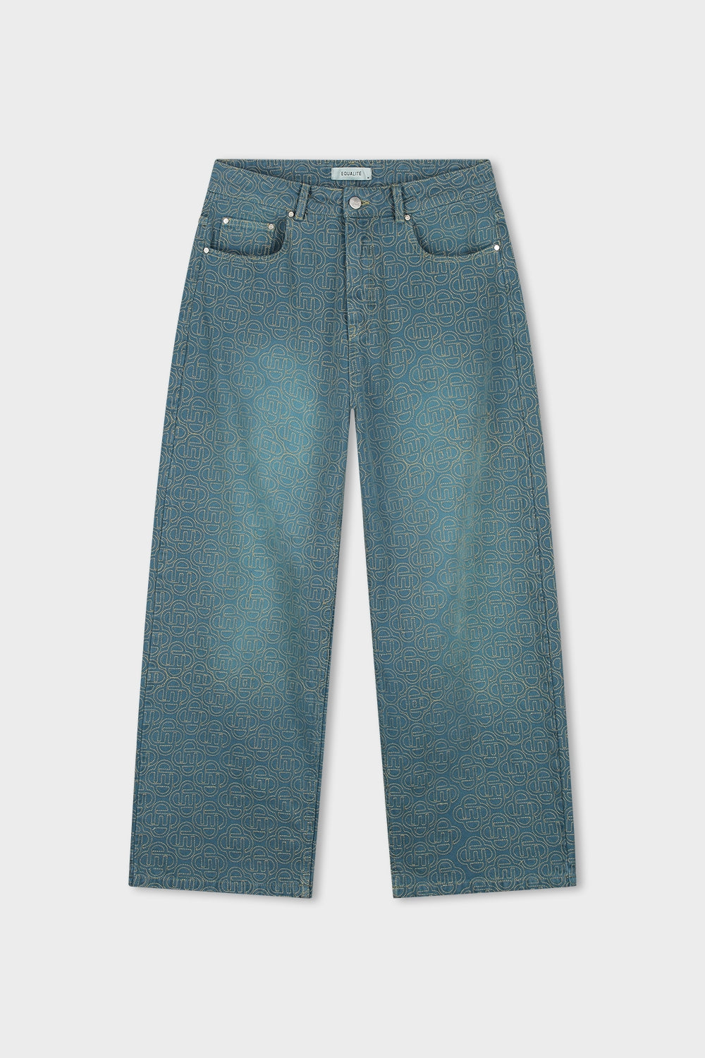 MONOGRAM JEANS | DARK BLUE