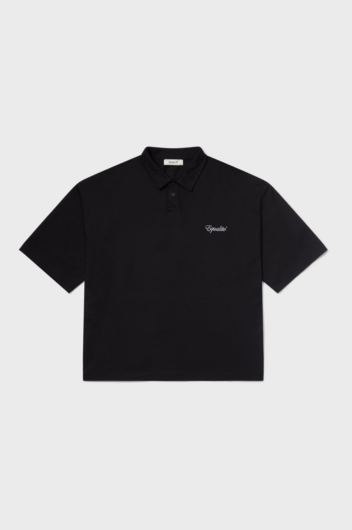 OASIS BOXY POLO | BLACK