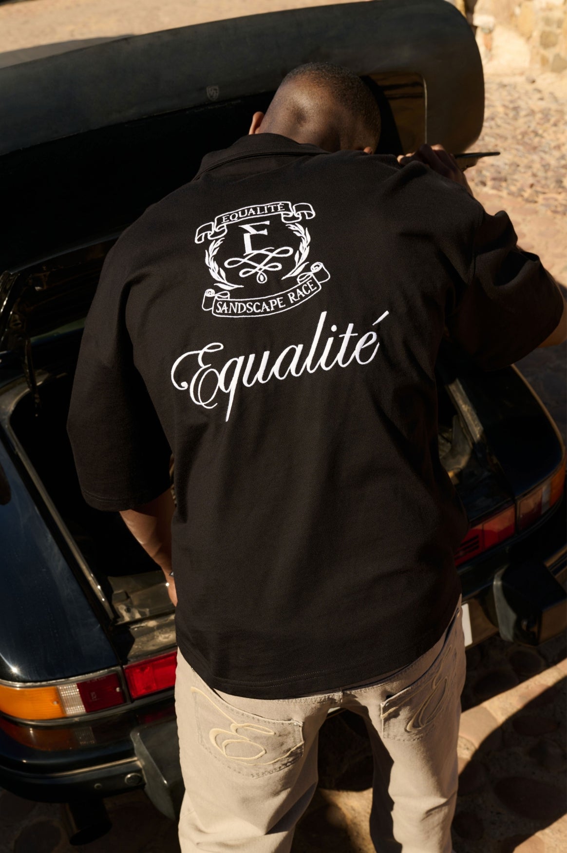 Oasis oversized polo | Black