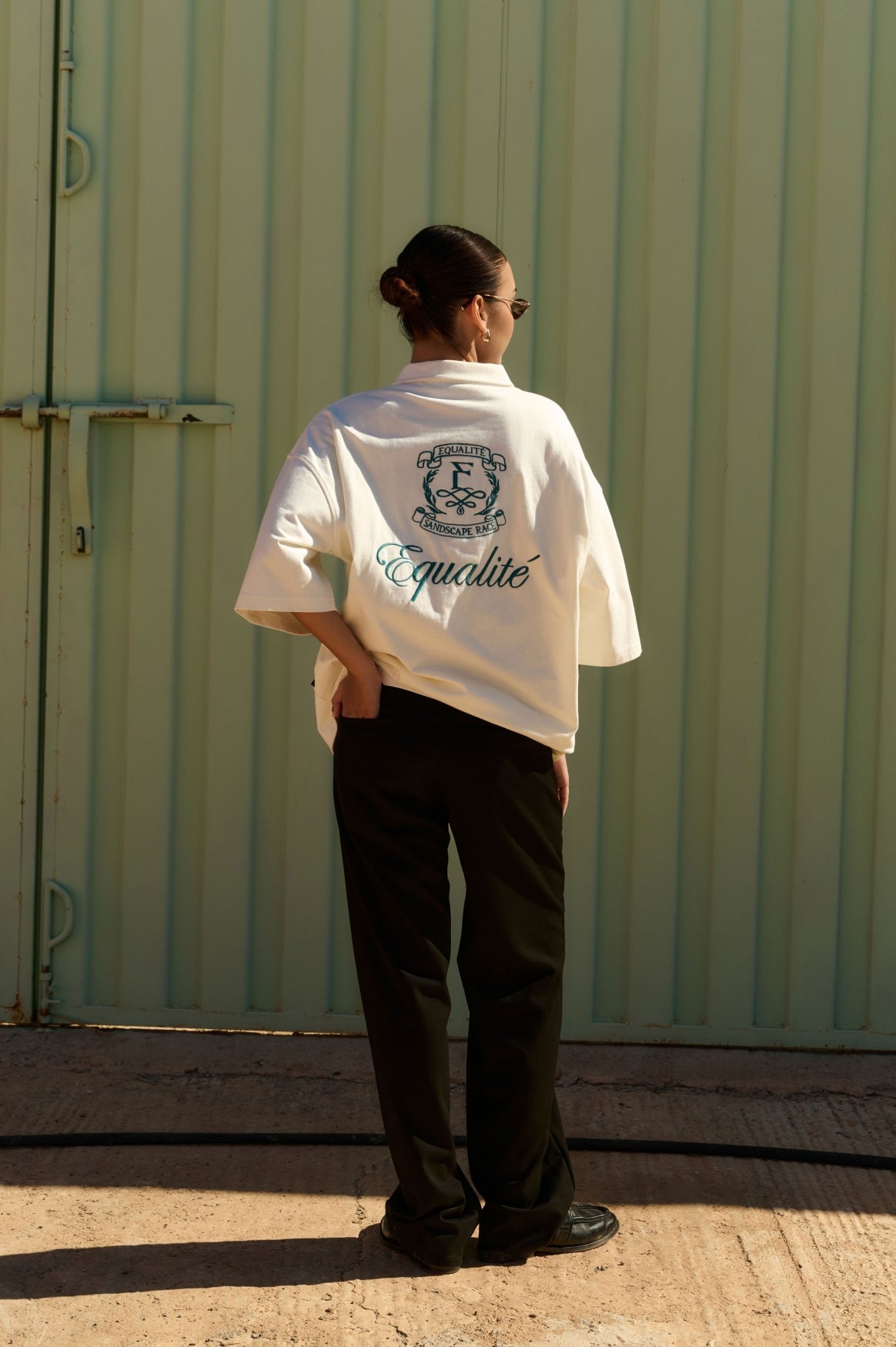 OASIS BOXY POLO | OFF-WHITE