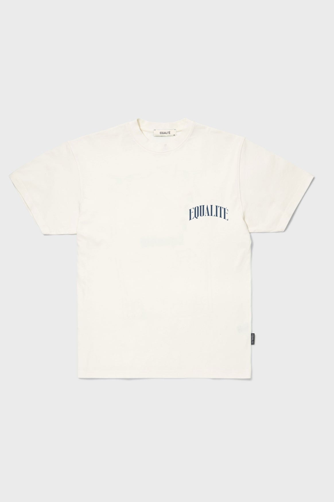 OLIVER OVERSIZED TEE | OFF-WHITE & NAVY