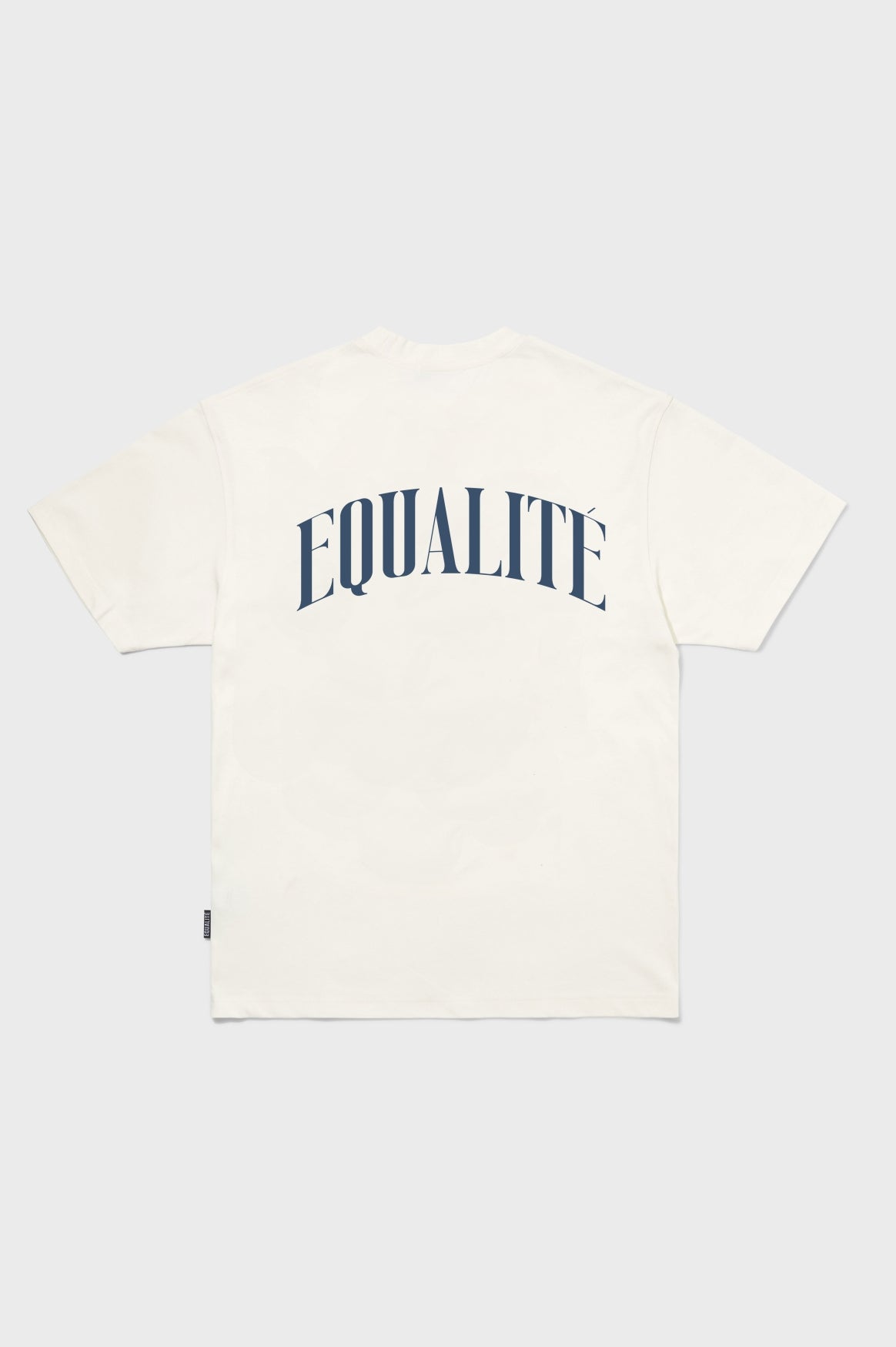 OLIVER OVERSIZED TEE | OFF-WHITE & NAVY