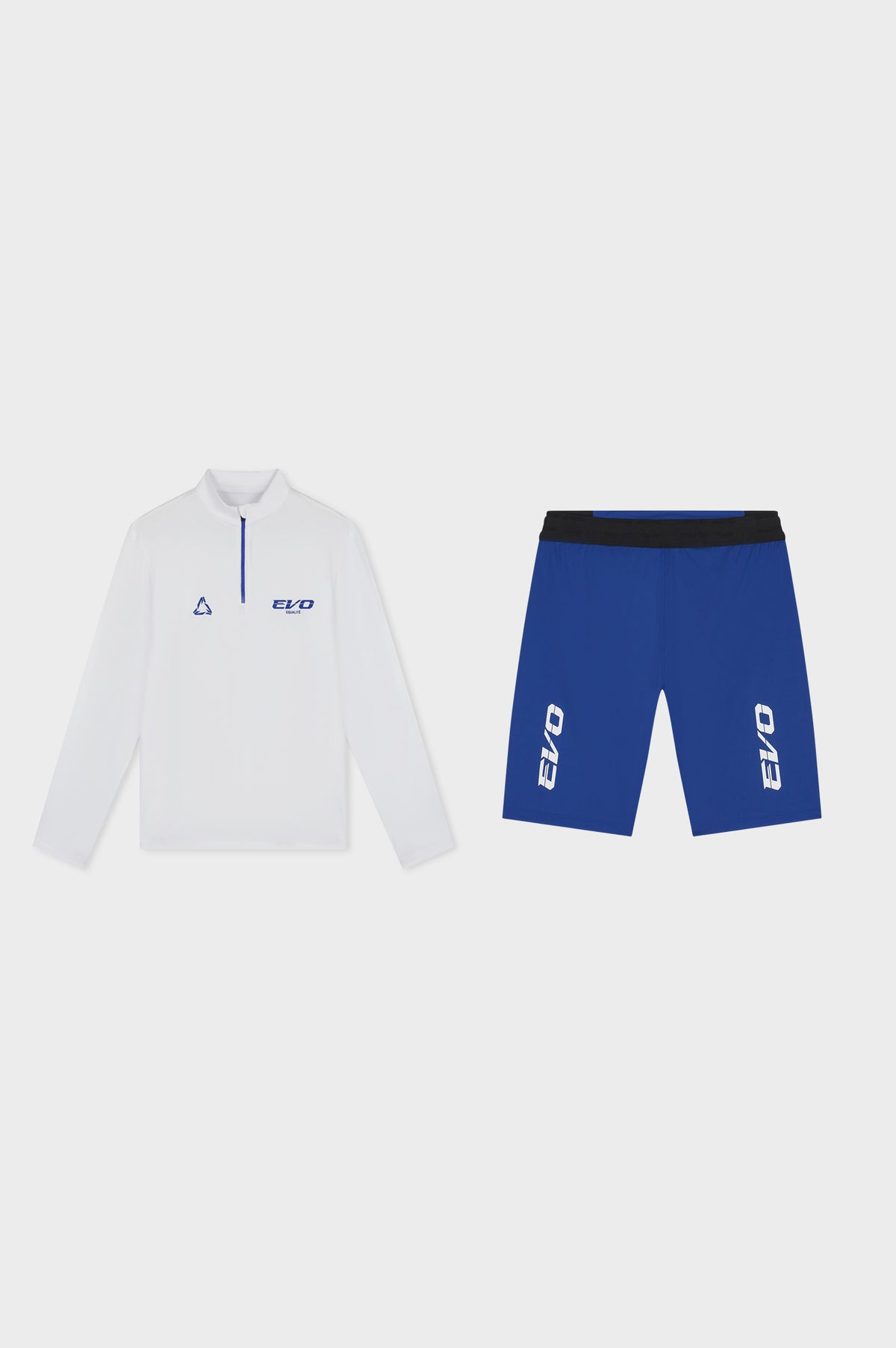EVO QUATERZIP TIGHT SET | WHITE & BLUE