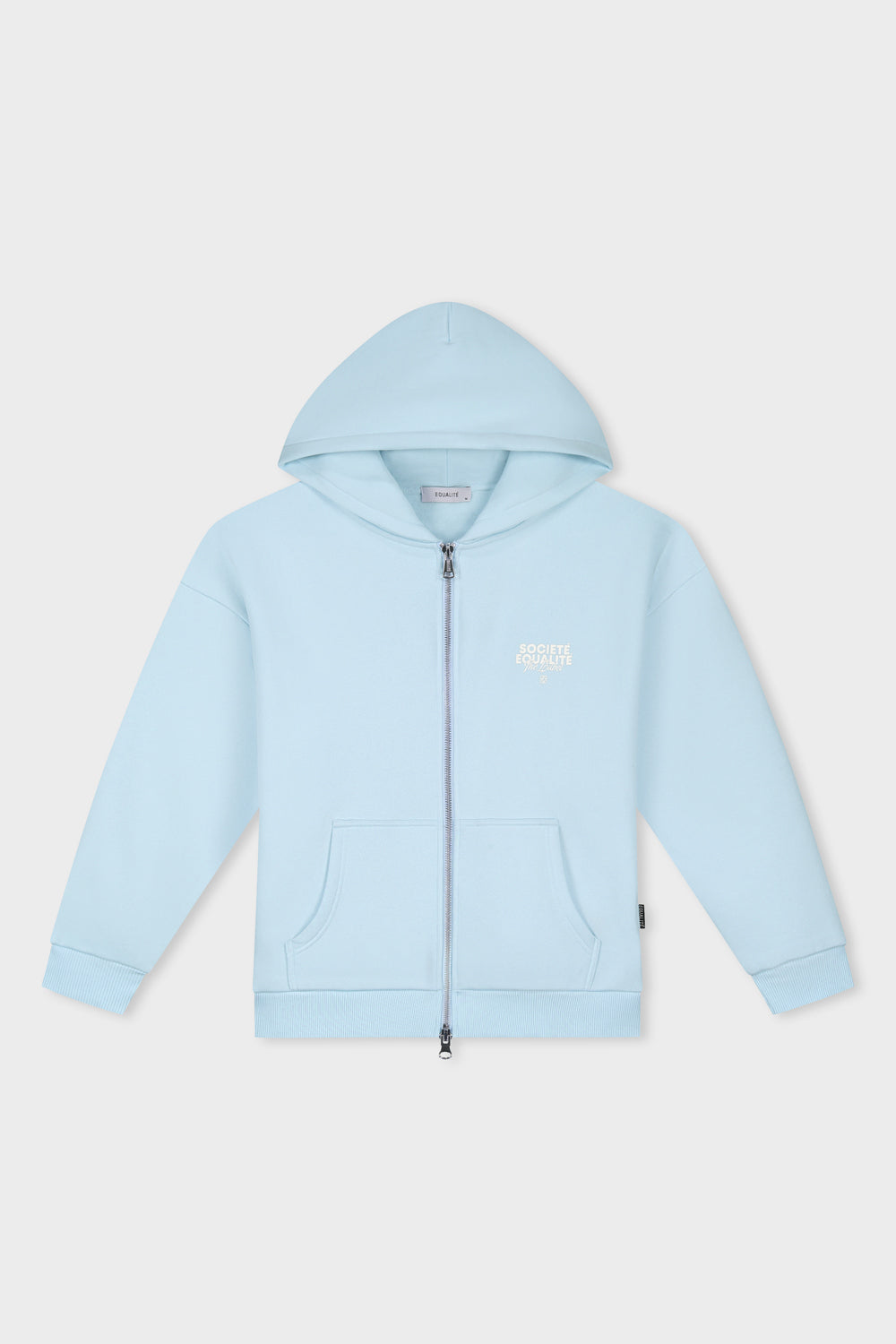 SOCIETÉ 2.0 OVERSIZED FULL ZIP HOODIE | LIGHT BLUE