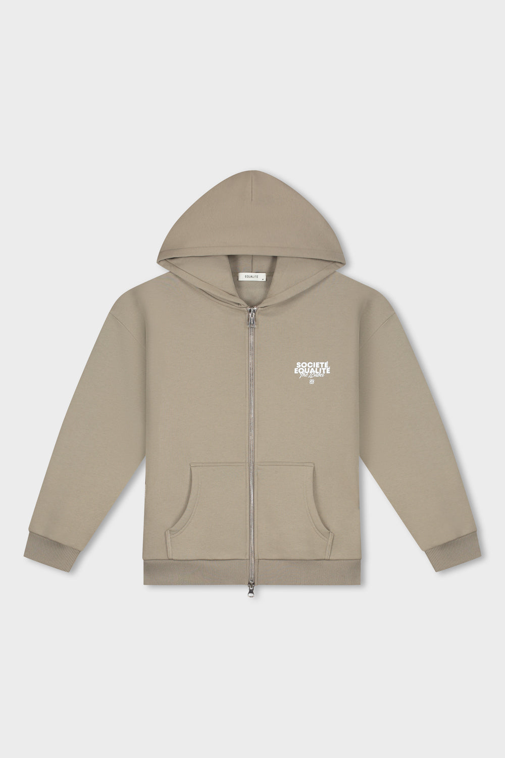 SOCIETÉ 2.0 OVERSIZED FULL ZIP HOODIE | TAUPE