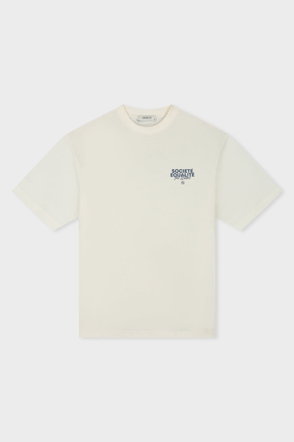 SOCIETÉ 2.0 OVERSIZED TEE | OFF-WHITE & NAVY