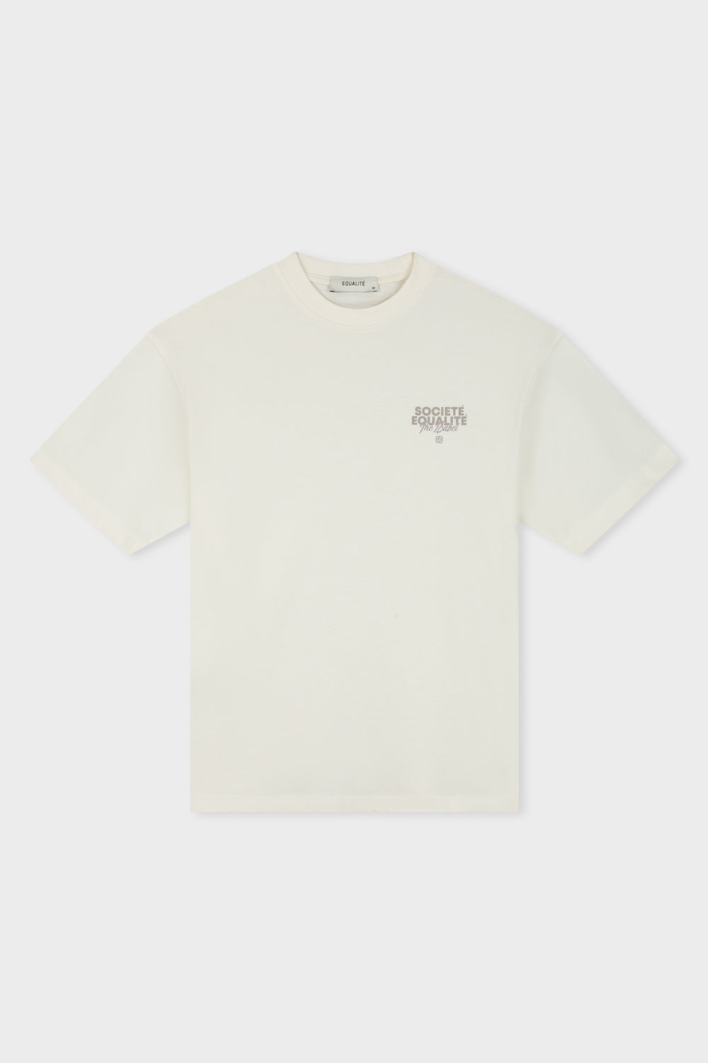 SOCIETÉ 2.0 OVERSIZED TEE | OFF-WHITE & TAUPE