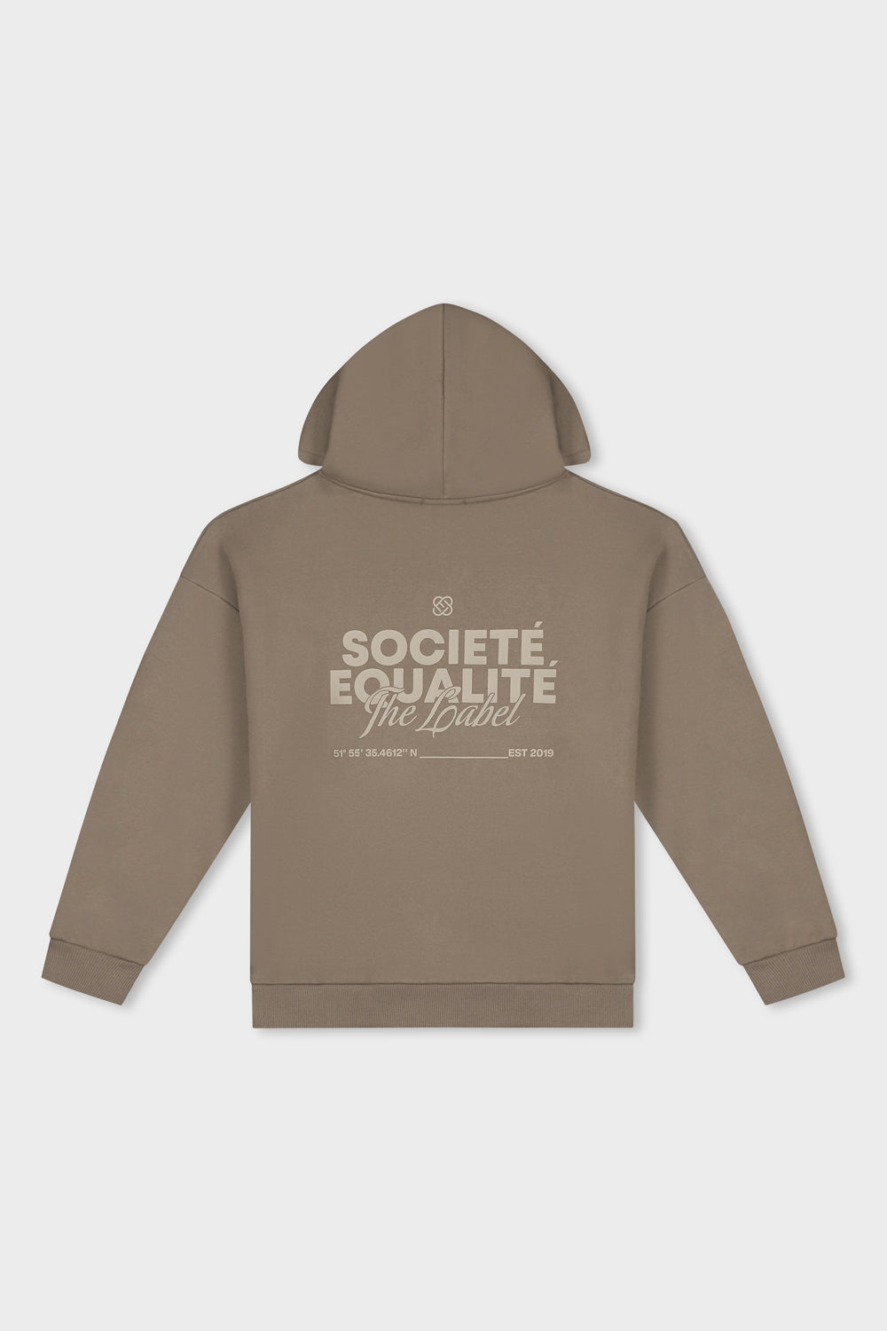 SOCIETÉ 2.0 FULL ZIP HOODIE | TAUPE & TAUPE