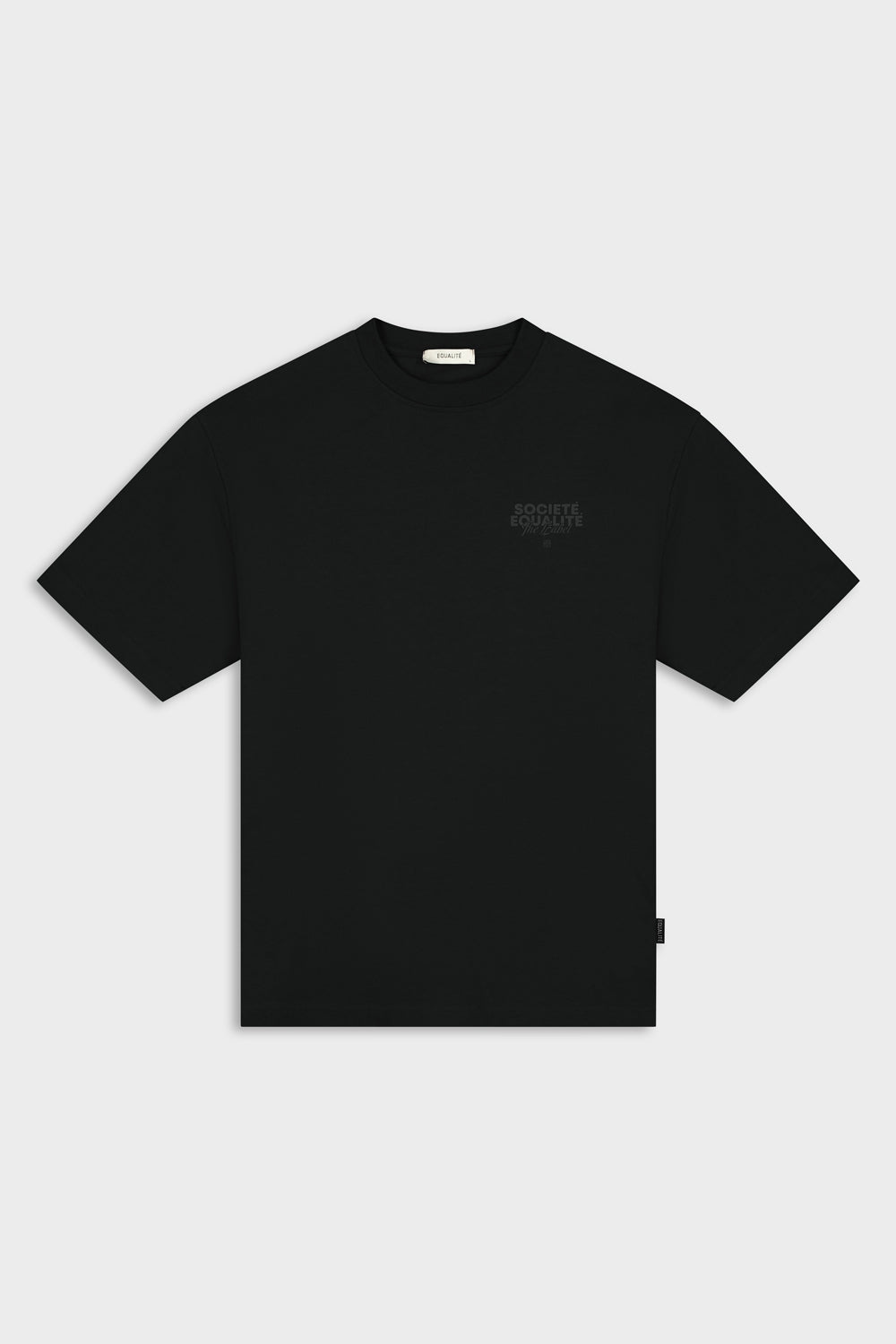 SOCIETÉ 2.0 OVERSIZED TEE | BLACK & BLACK