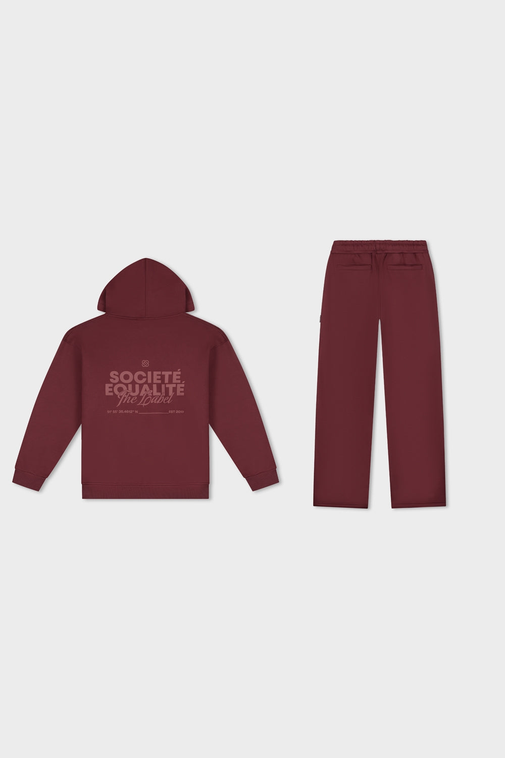 SOCIETÉ 2.0 TRACKSUIT | BURGUNDY & BURGUNDY