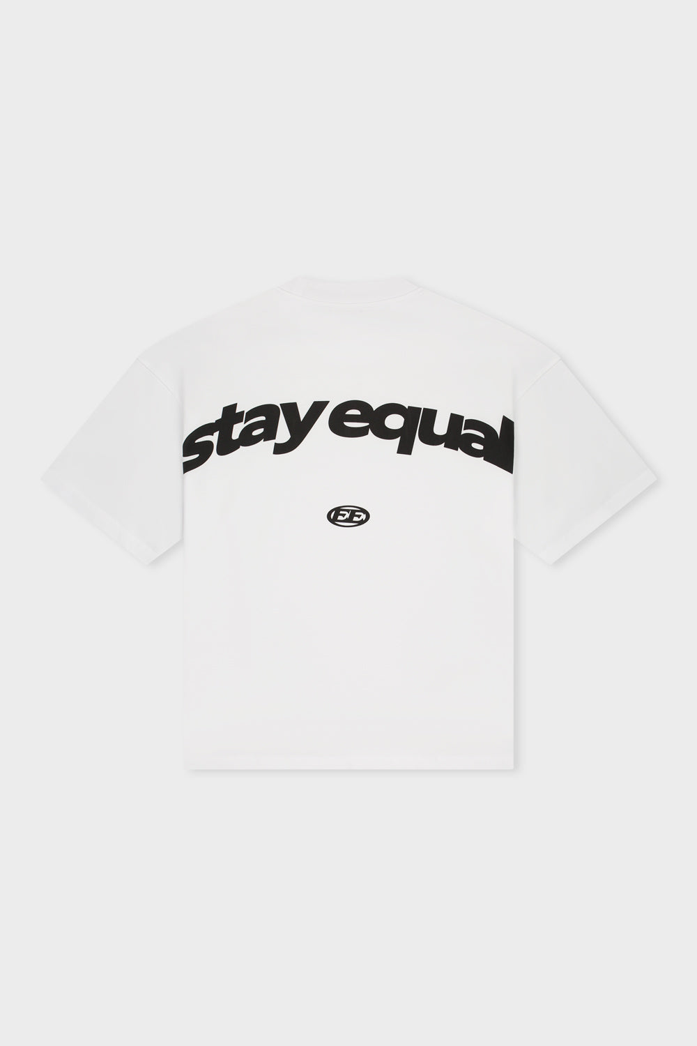 STAY EQUAL BOXY TEE | WHITE