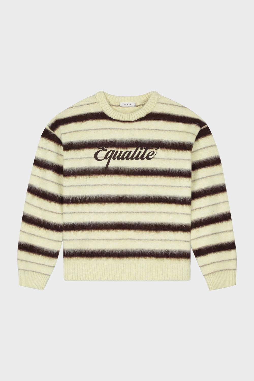 STRIPE KNIT SWEATER | YELLOW & BROWN