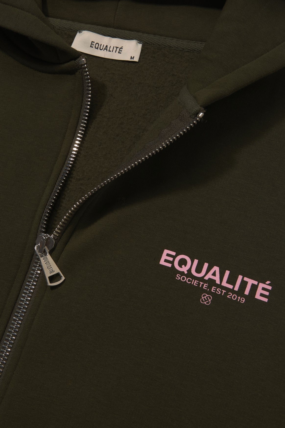 Societé Oversized Full Zip Hoodie | Army