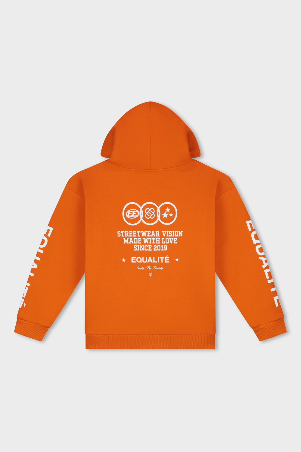 UNIVERSE FULL ZIP HOODIE | ORANGE