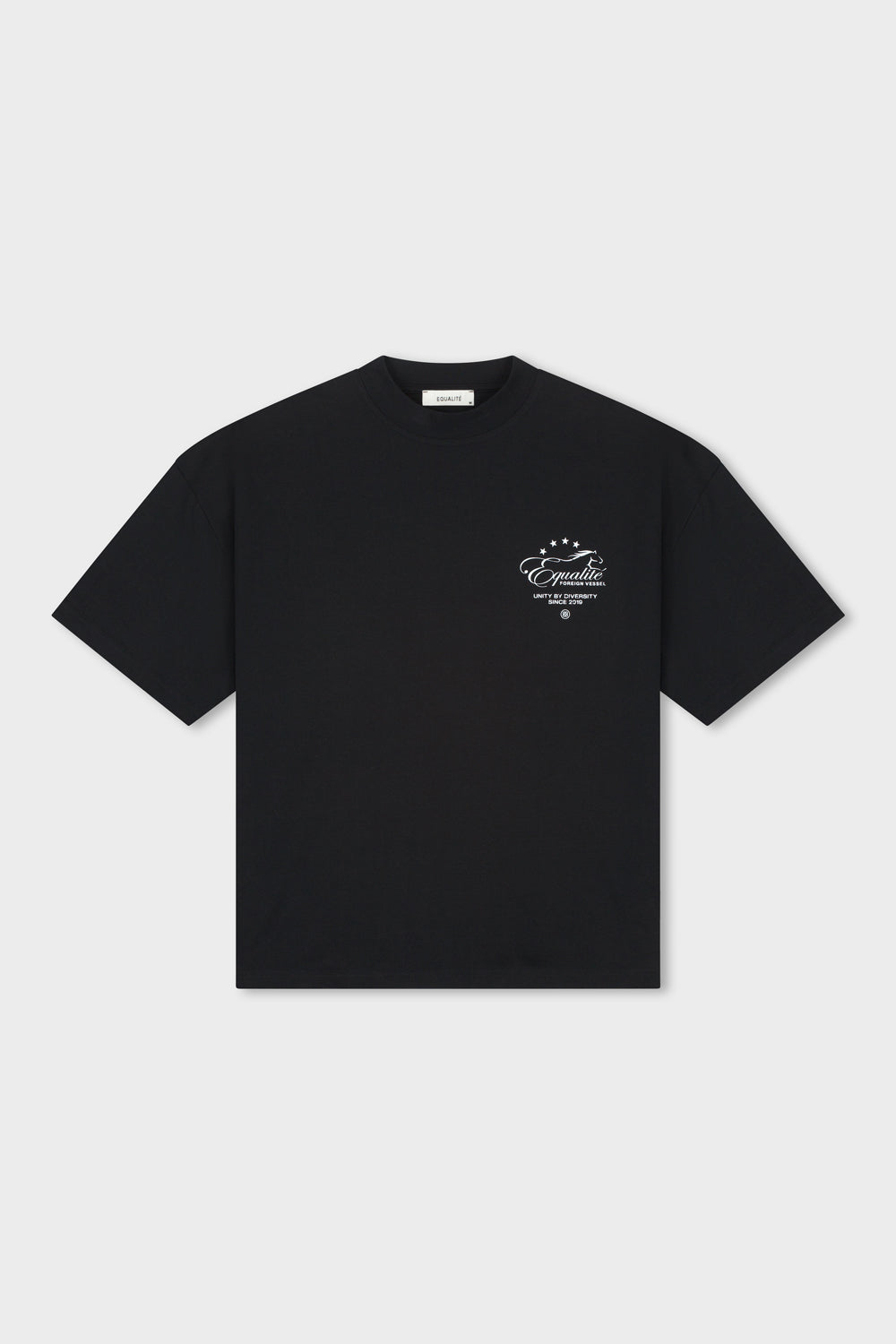 VESSEL BOXY TEE | BLACK
