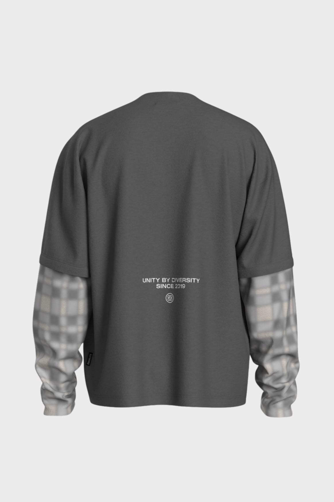 BENNI DOUBLE LAYER LONGSLEEVE TEE | WASHED GREY