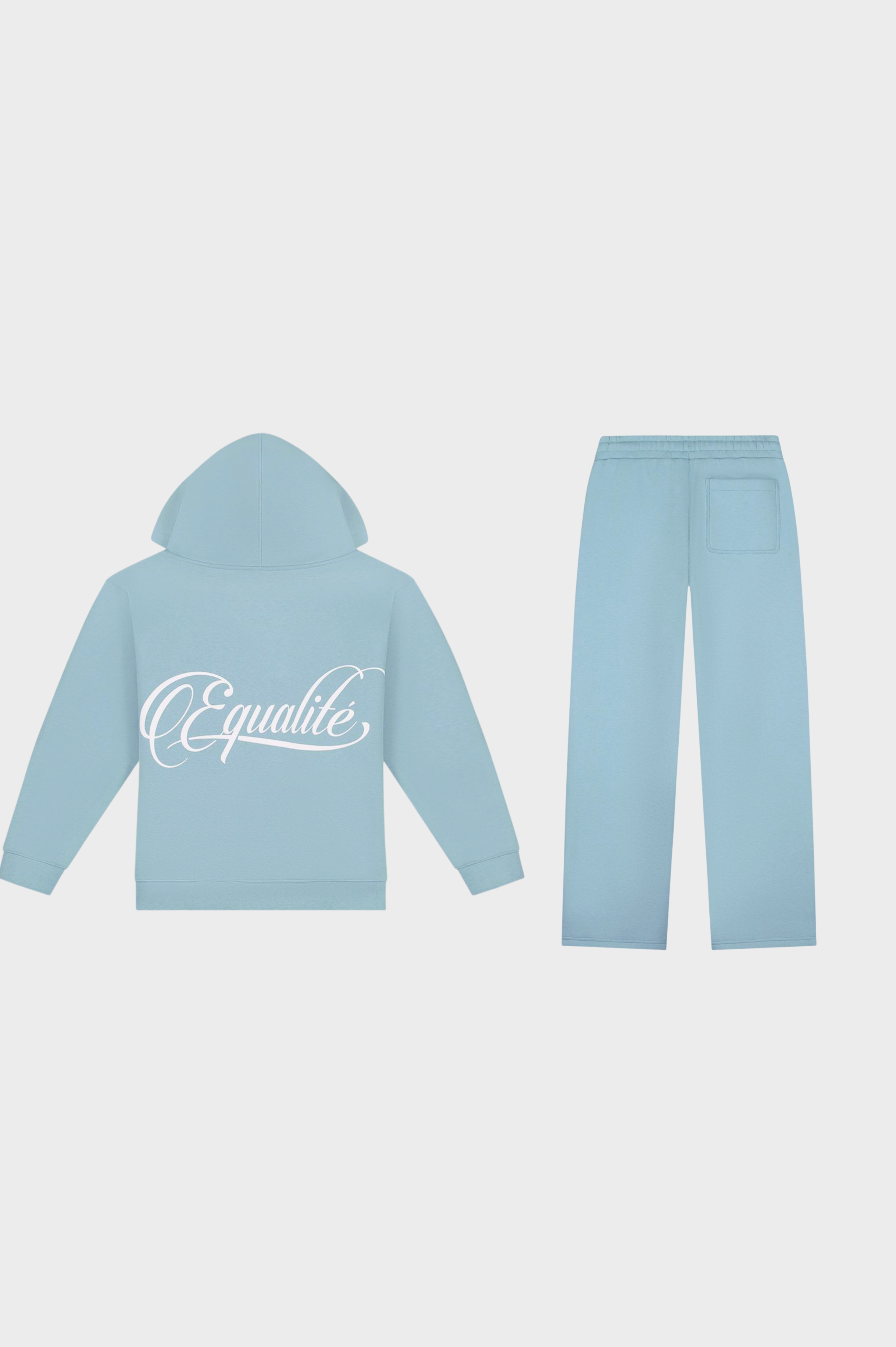 YUKI FULL ZIP JOGGER SET | WASHED LIGHT BLUE