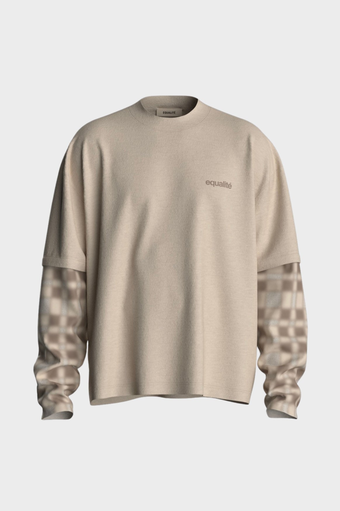 BENNI DOUBLE LAYER LONGSLEEVE TEE | OFF-WHITE