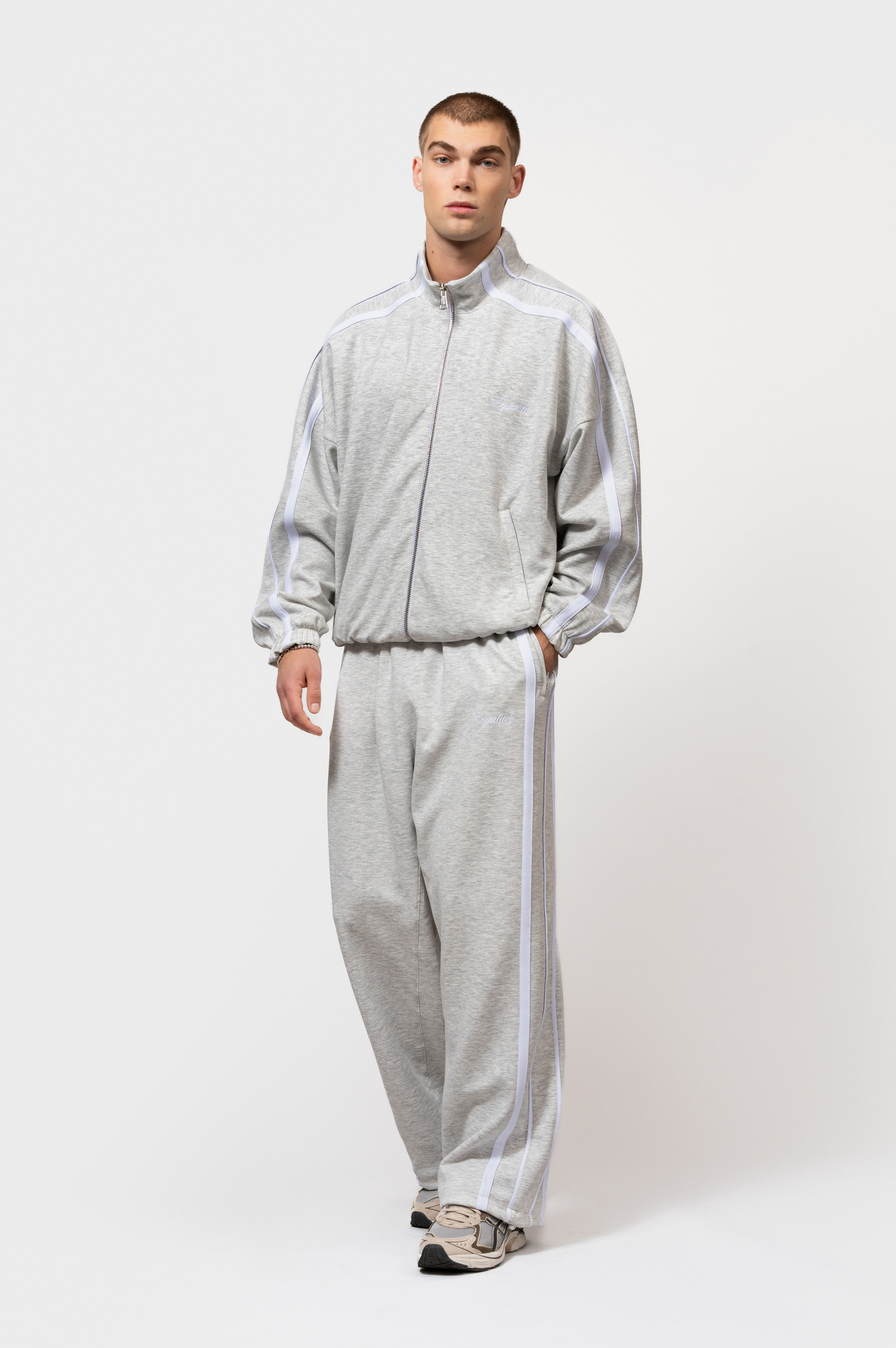 TRACKSUIT MELANGE GREY