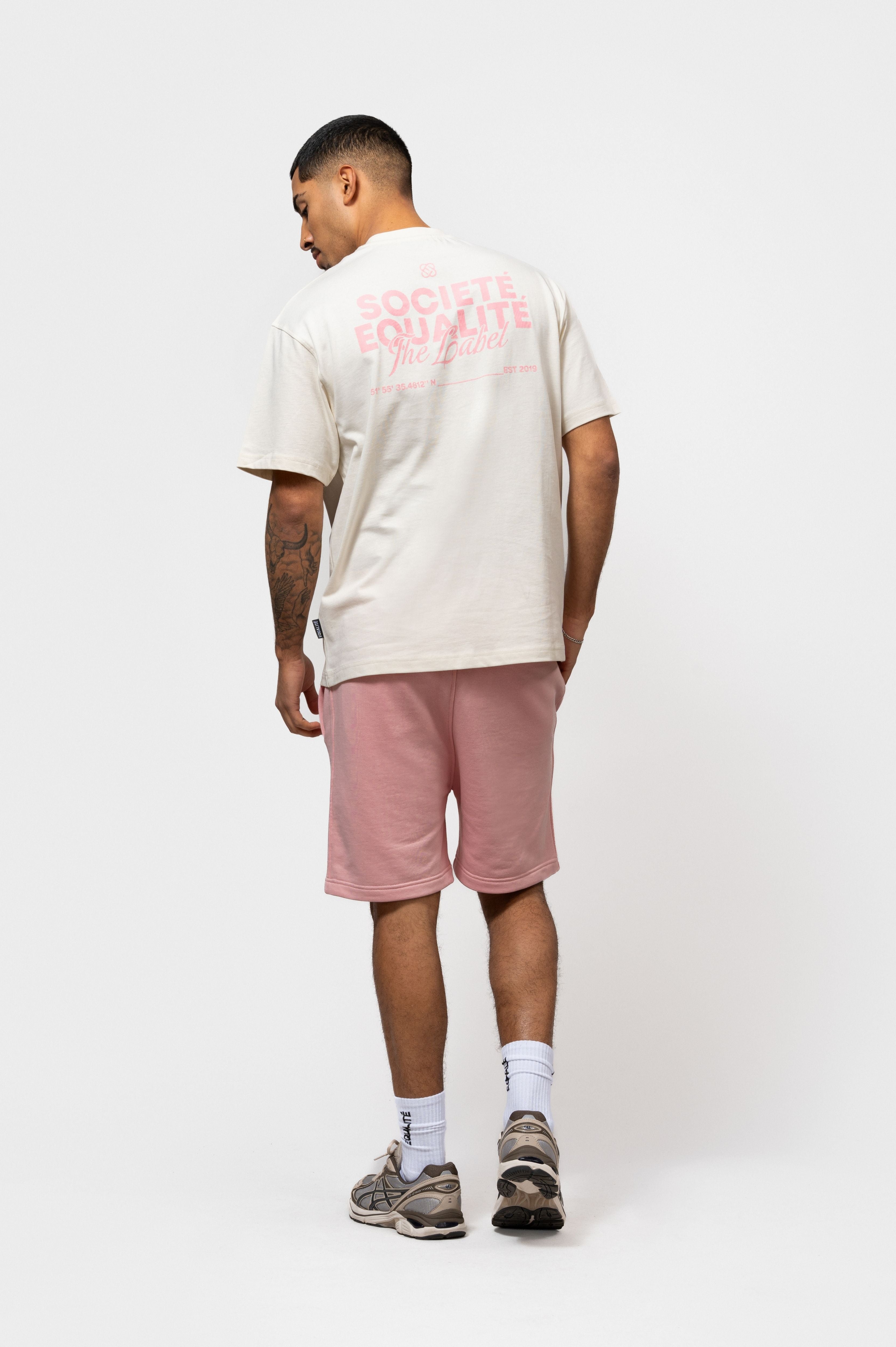 SOCIETÉ SUMMER SET | PINK & OFF-WHITE