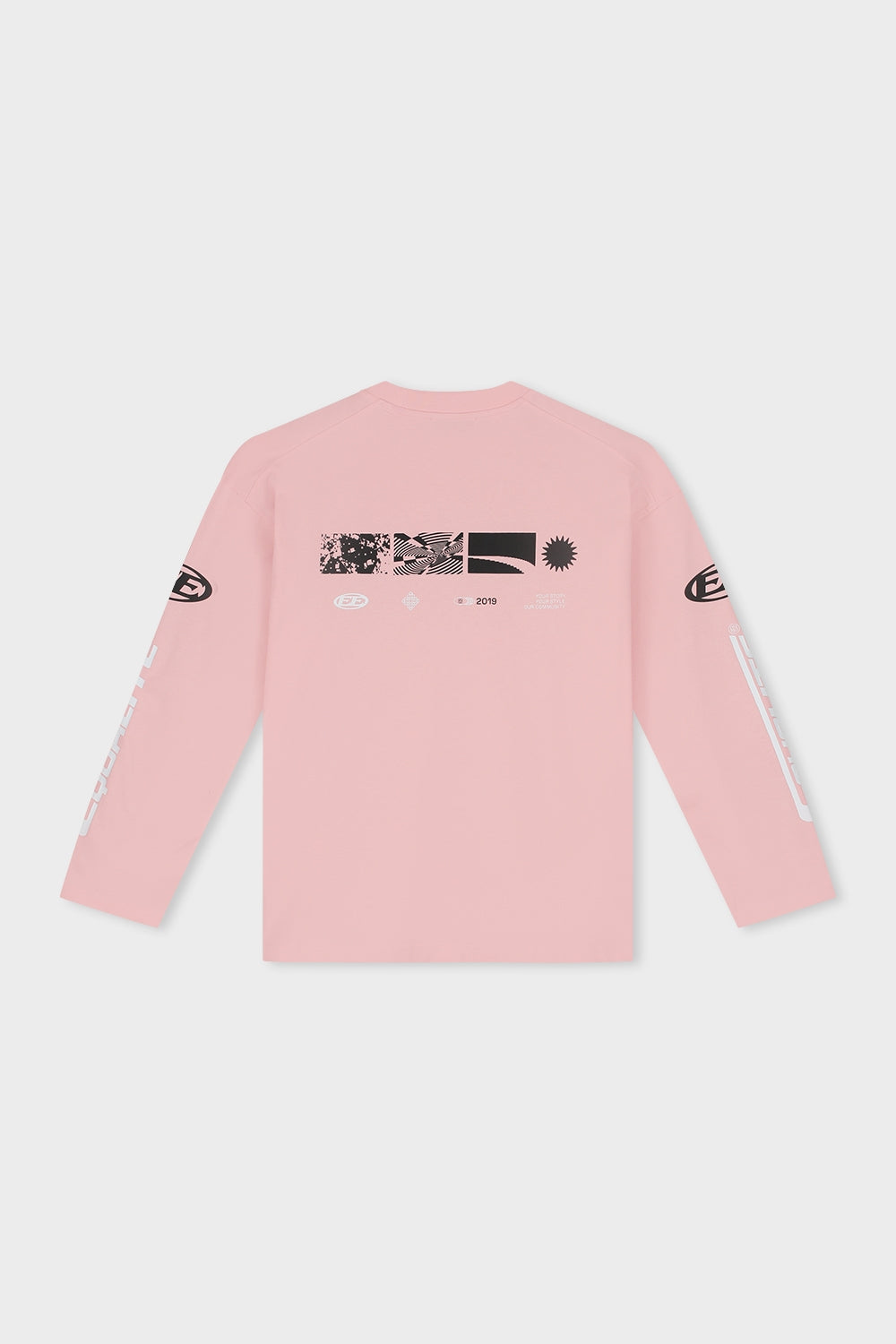ADRENALINE LONGSLEEVE TEE | PINK & BLACK